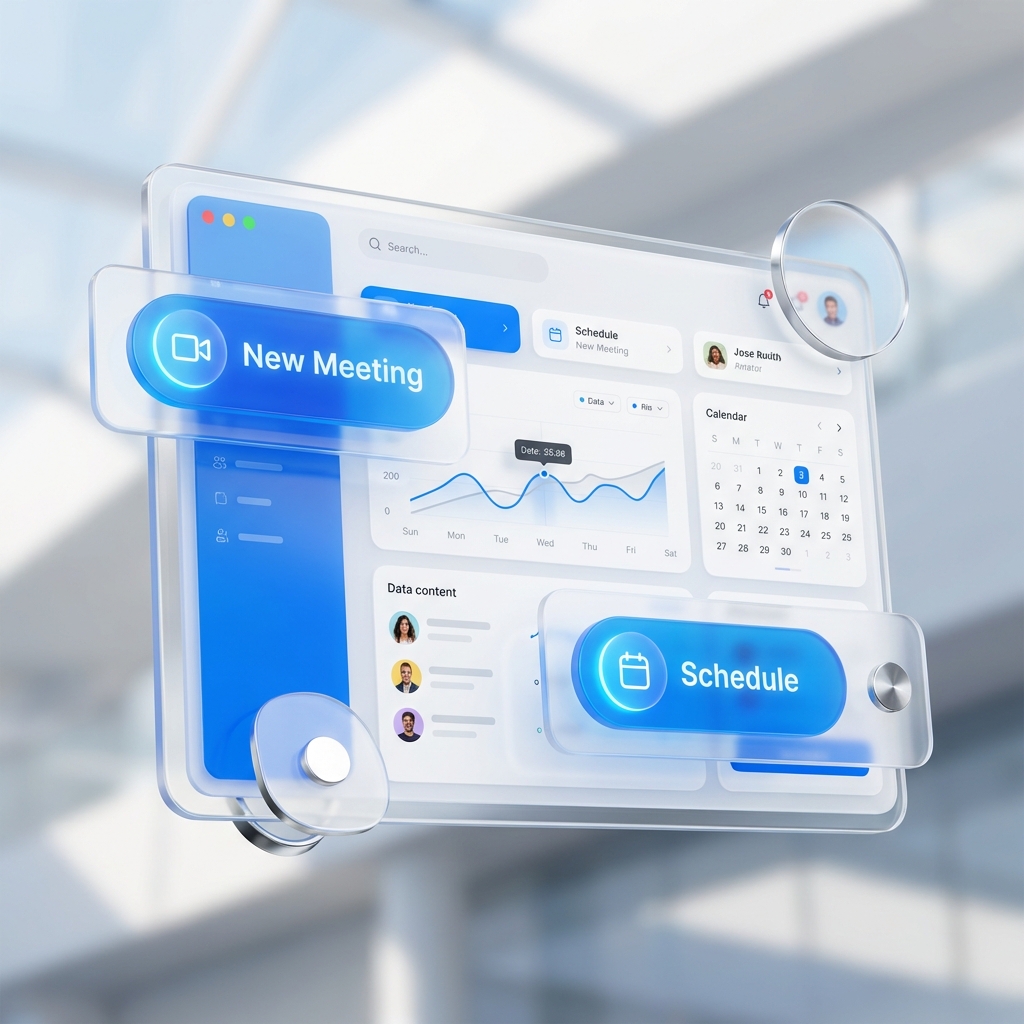 Giao diện chính Zoom