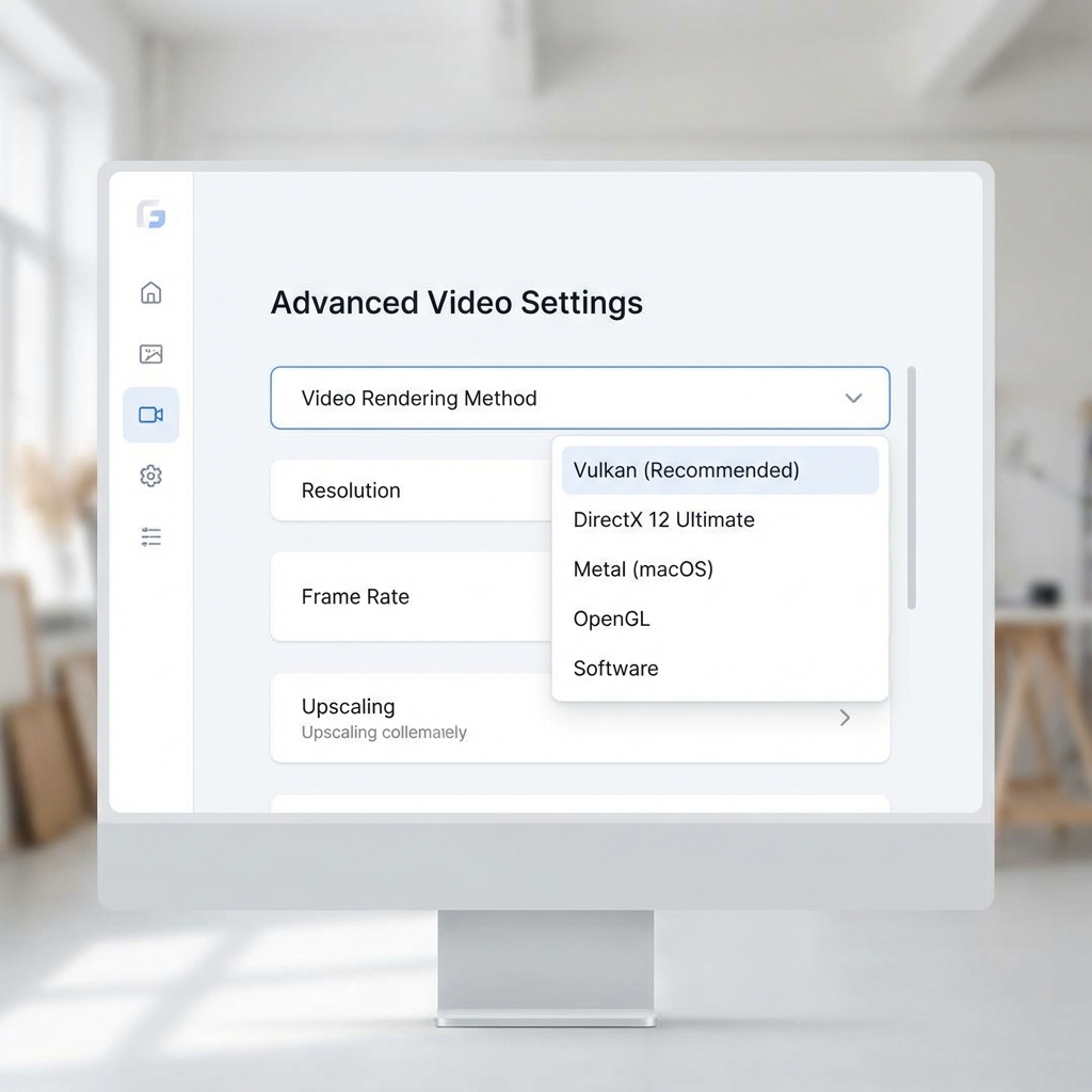 Cài đặt Video Advanced